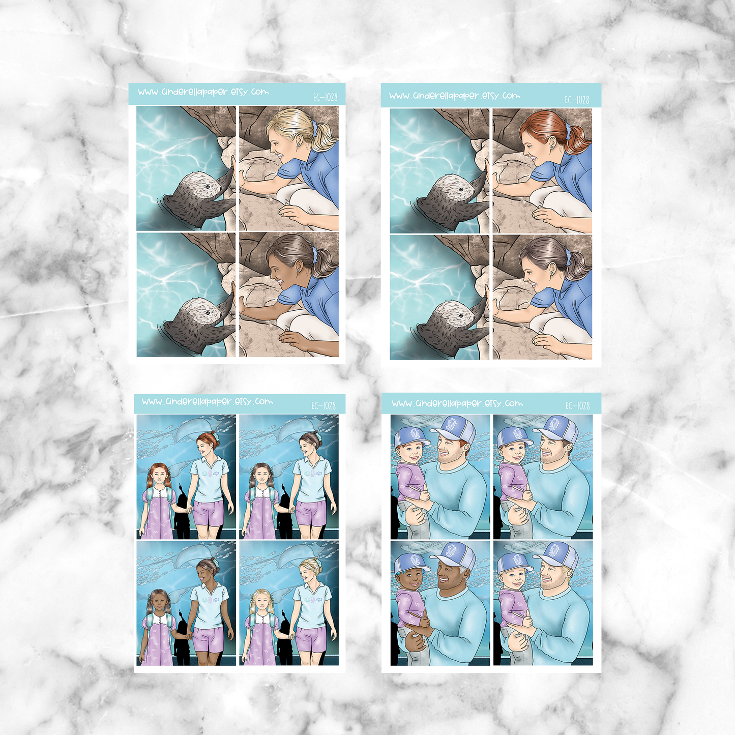 Day at Aquarium - Ultimate Sticker Kit