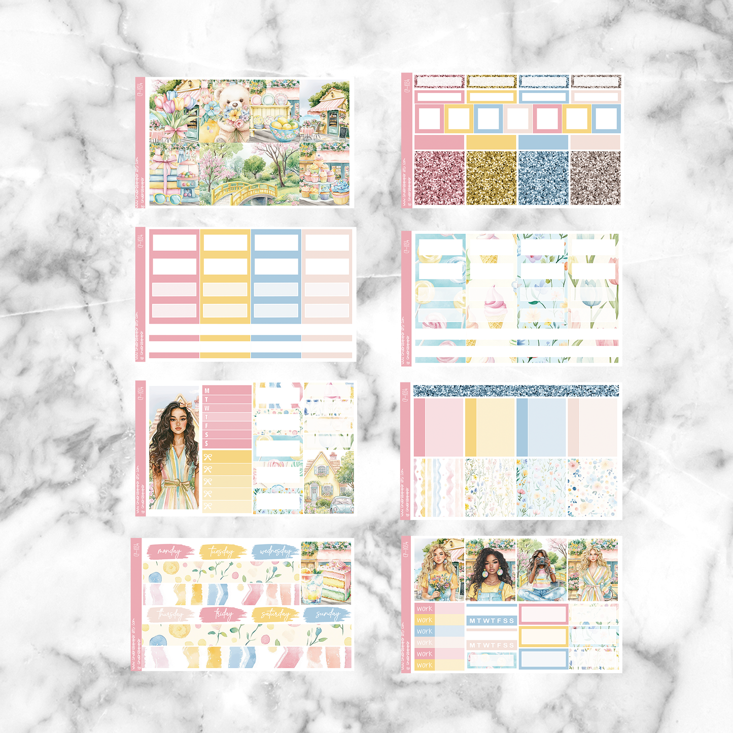Bubbly Spring - Ultimate Sticker Kit