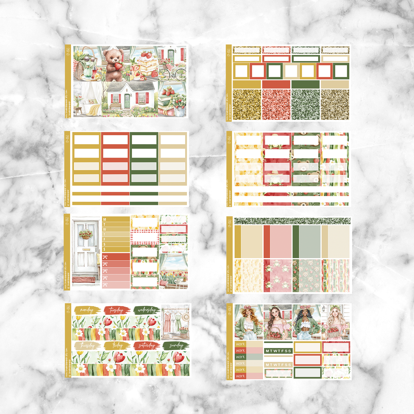 Warm Berries - Ultimate Sticker Kit