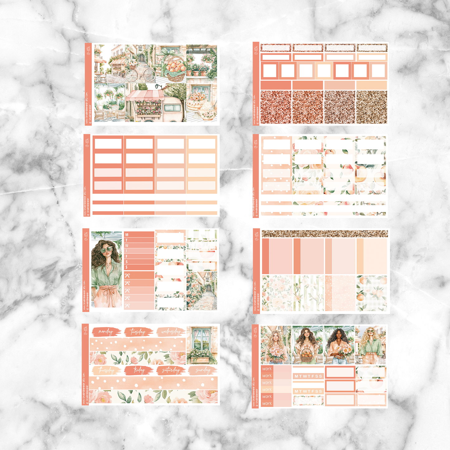 Peaches & Cream - Ultimate Sticker Kit