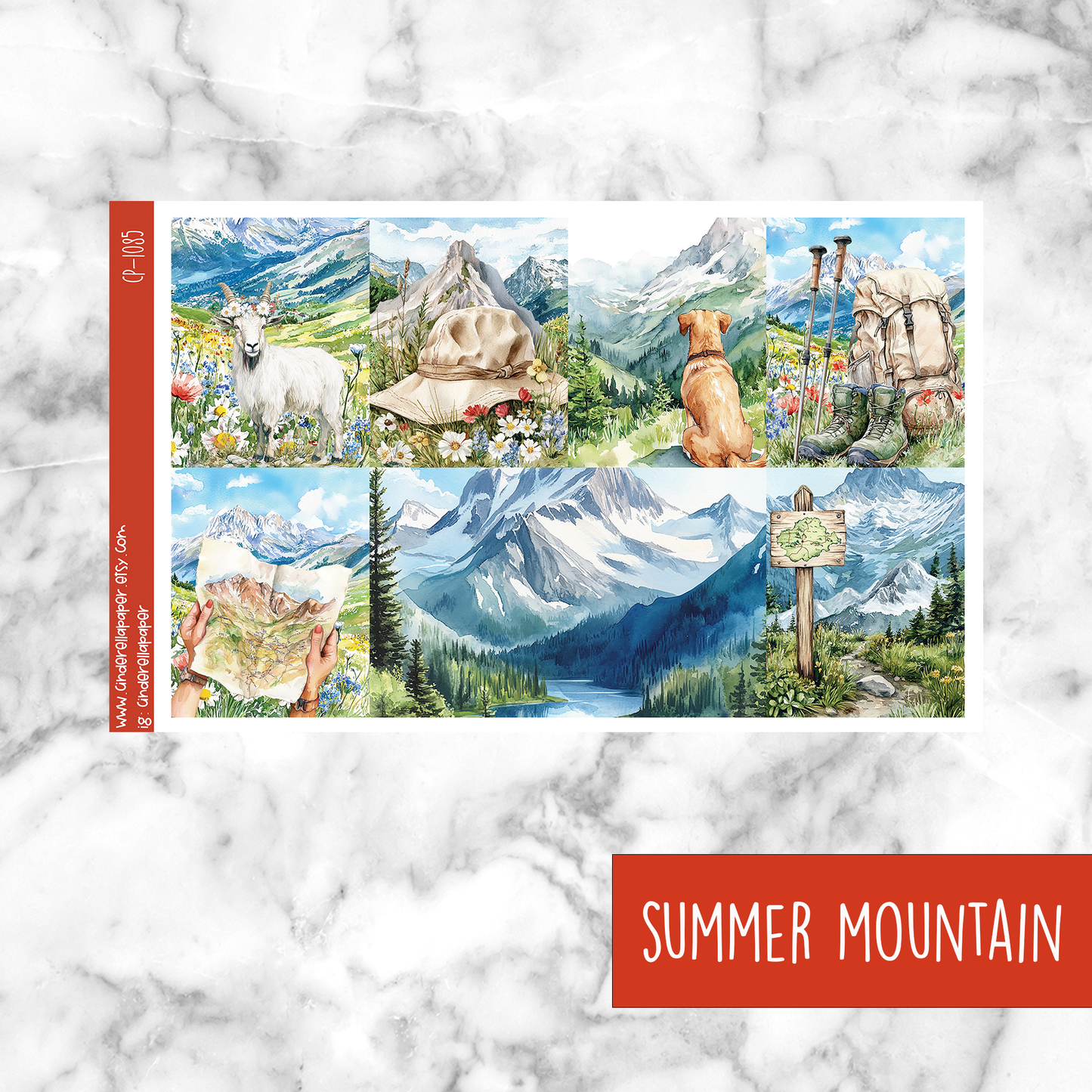 Summer Mountain - Ultimate Sticker Kit