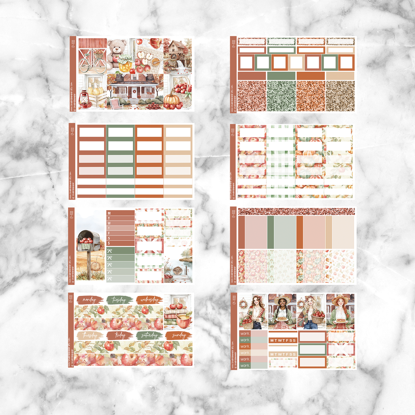 Falling Apples - Ultimate Sticker Kit