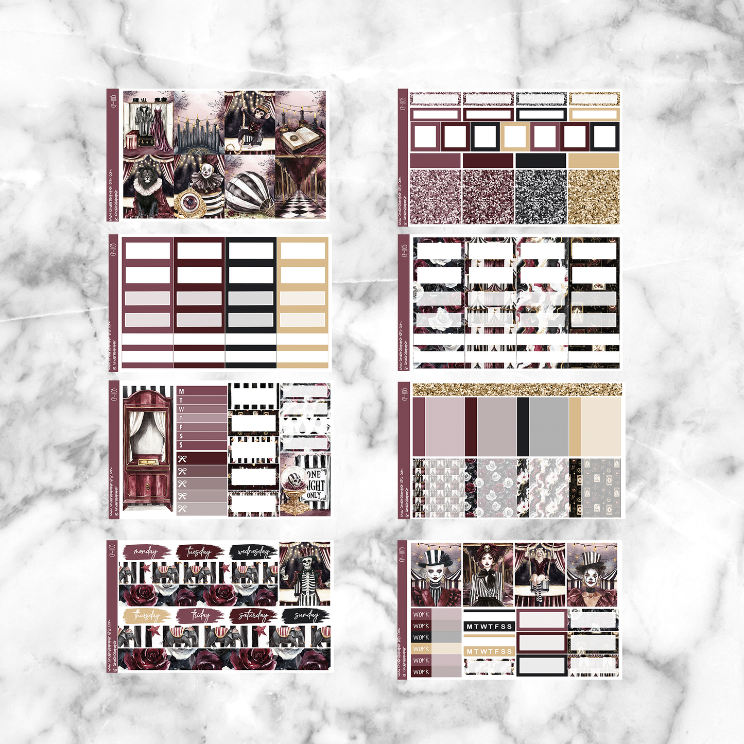 Dark Circus - Ultimate Sticker Kit