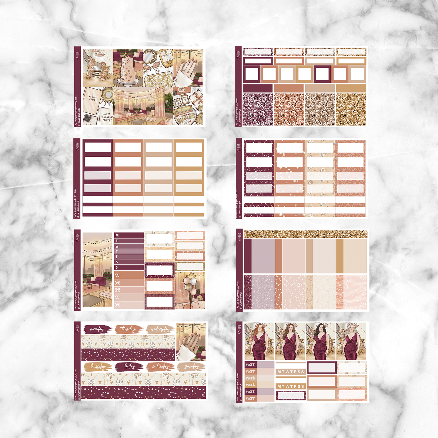 * GLITCH * Leo Girl - Ultimate Sticker Kit