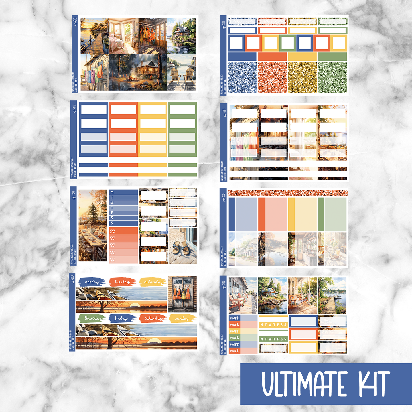 * GLITCH * Lake House- Ultimate Sticker Kit