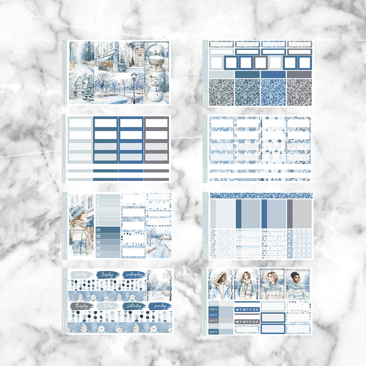 * GLITCH * First Frost - Ultimate Sticker Kit