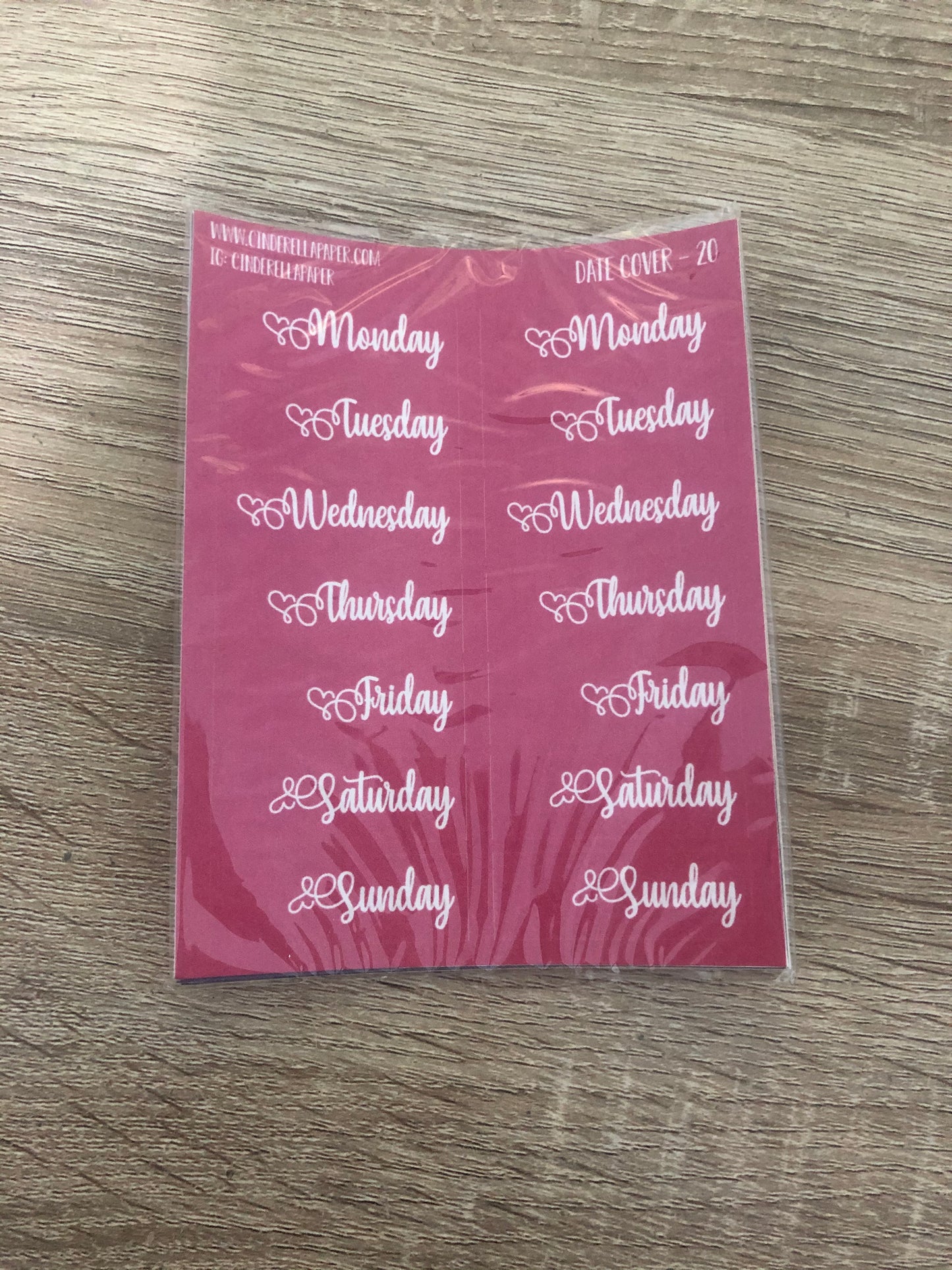 Overstock Date Covers || MATTE VINYL