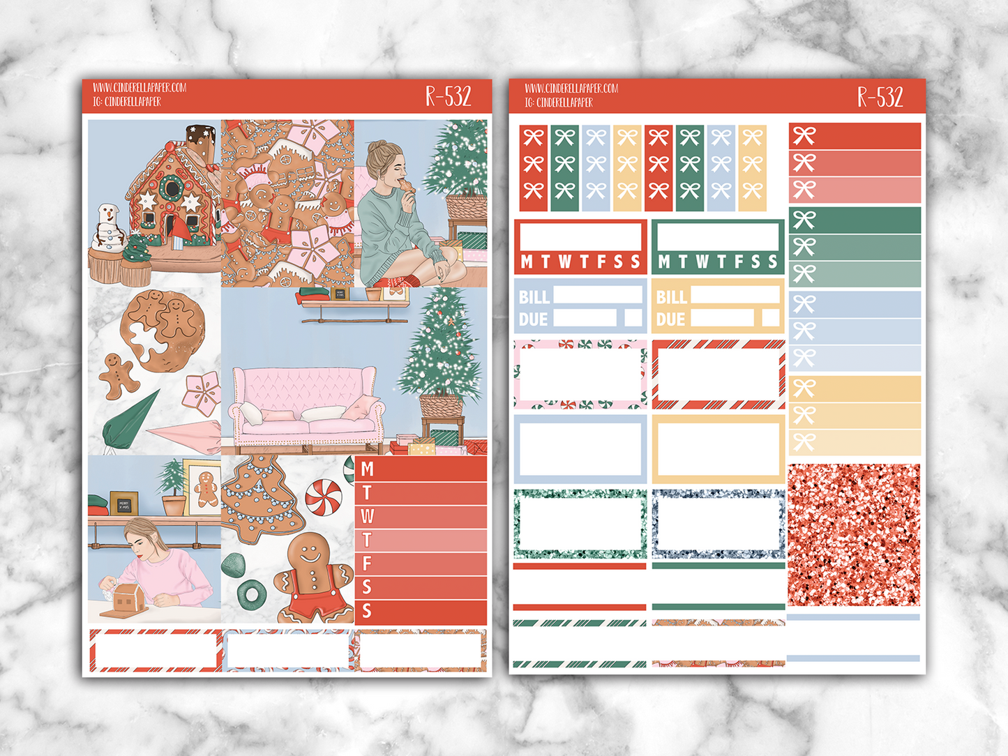 Gingerbread Essential Kit || R-532 - CinderellaPaper