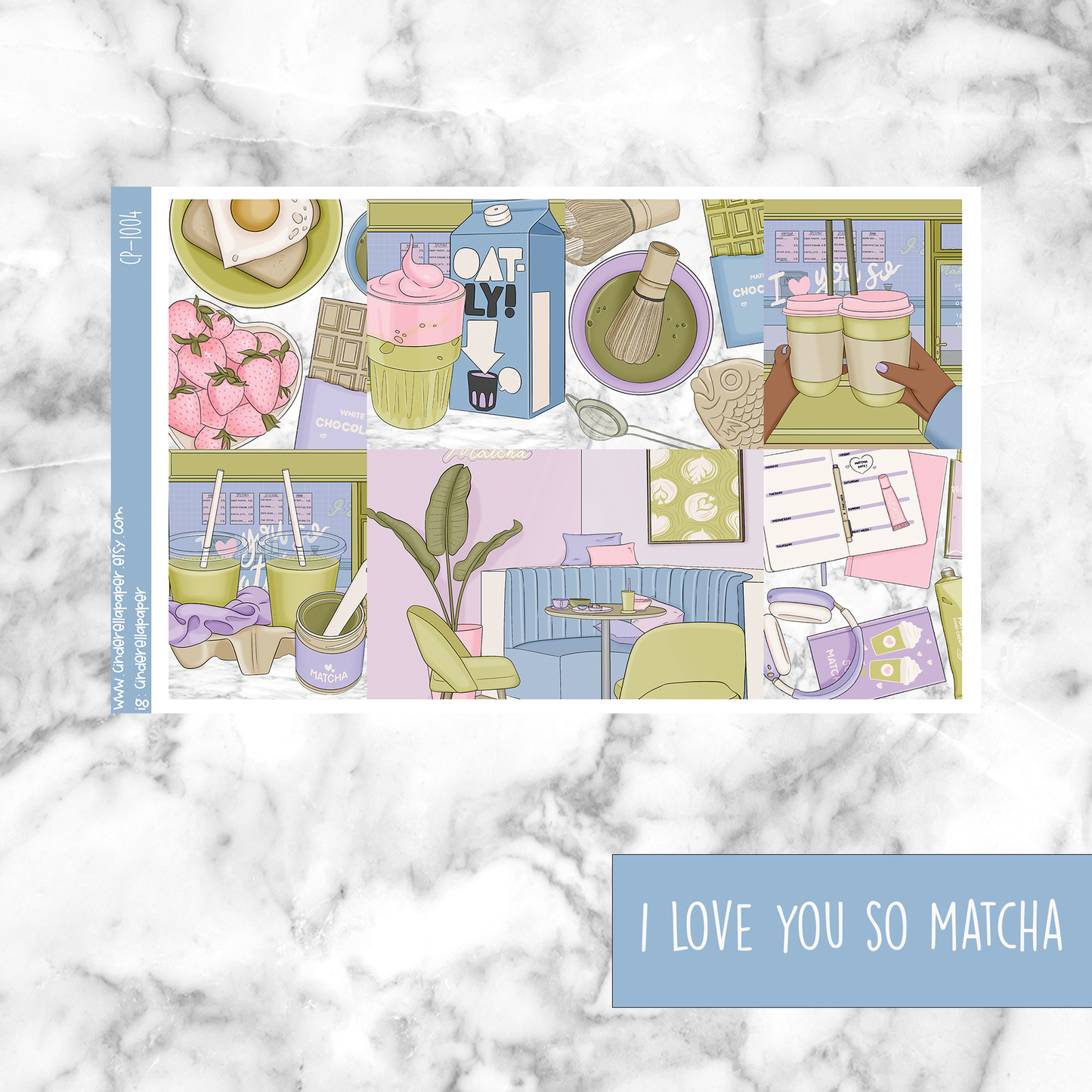 I Love you so Matcha - Ultimate Sticker Kit