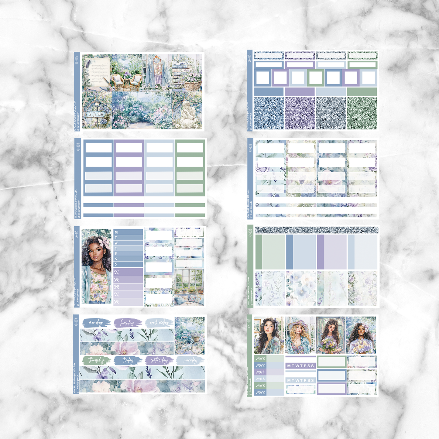 Monet Garden - Ultimate Sticker Kit