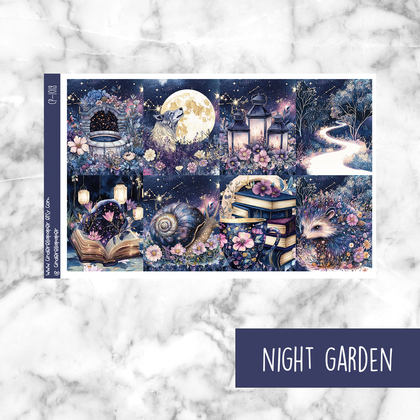 * GLITCH * Night Garden - Ultimate Sticker Kit
