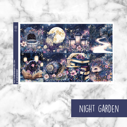 * GLITCH * Night Garden - Ultimate Sticker Kit