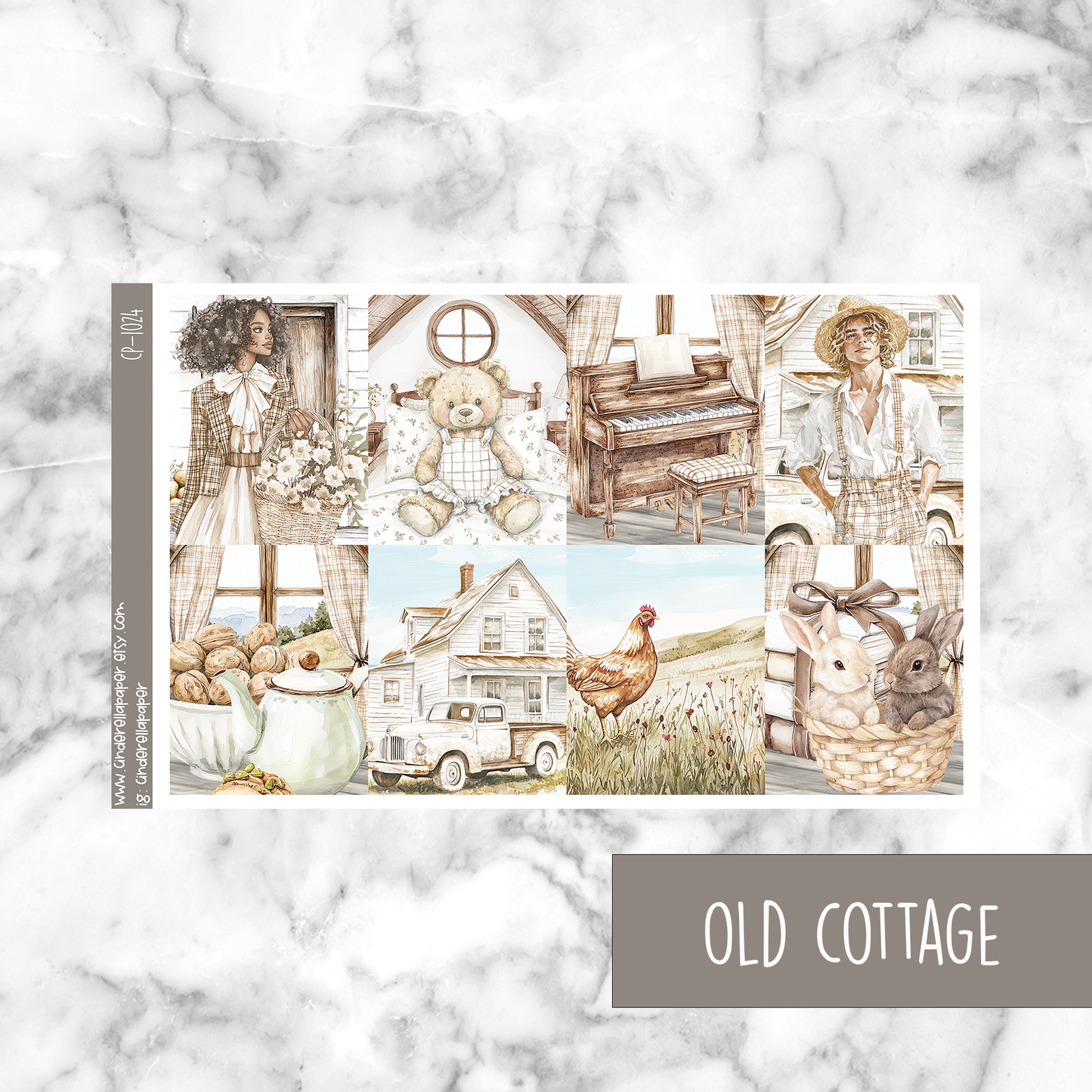 Old Cottage - Ultimate Sticker Kit