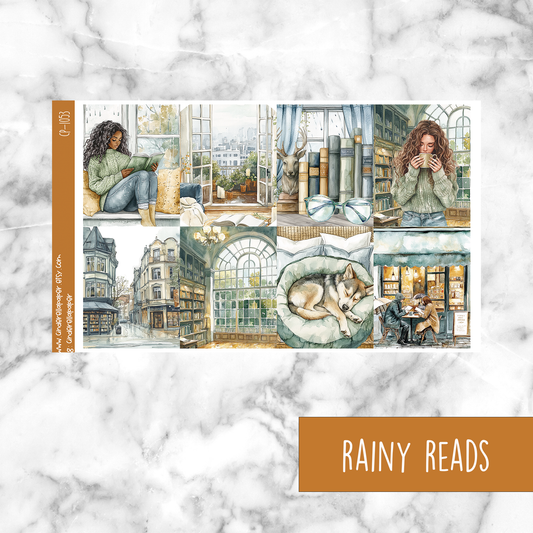 * GLITCH * Rainy Reads - Ultimate Sticker Kit