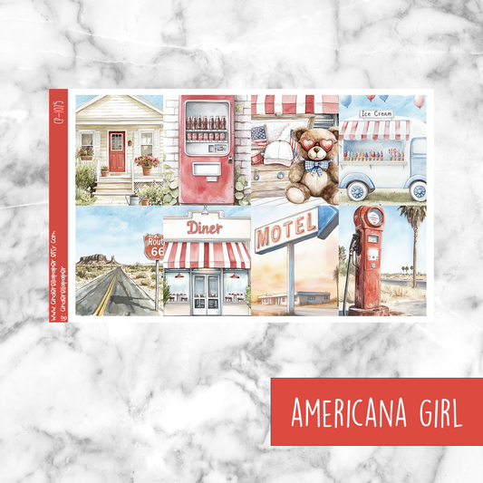 * GLITCH * Americana Girl - Ultimate Sticker Kit