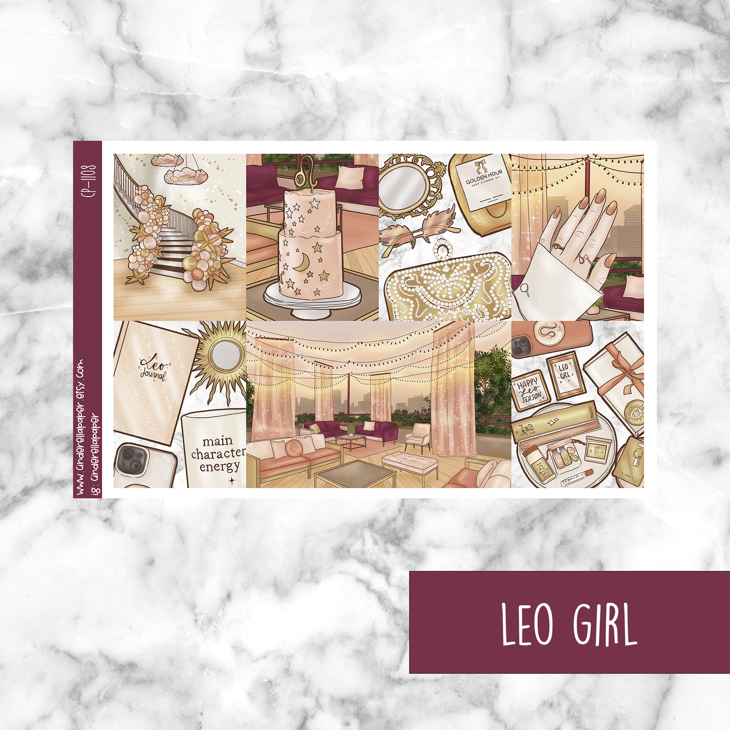 * GLITCH * Leo Girl - Ultimate Sticker Kit