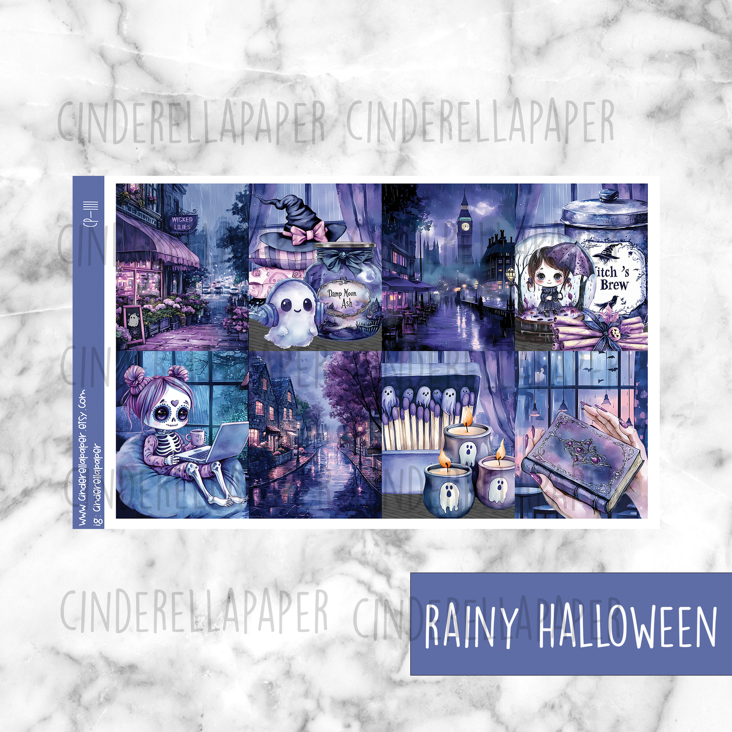 * GLITCH * Rainy Halloween - Ultimate Sticker Kit