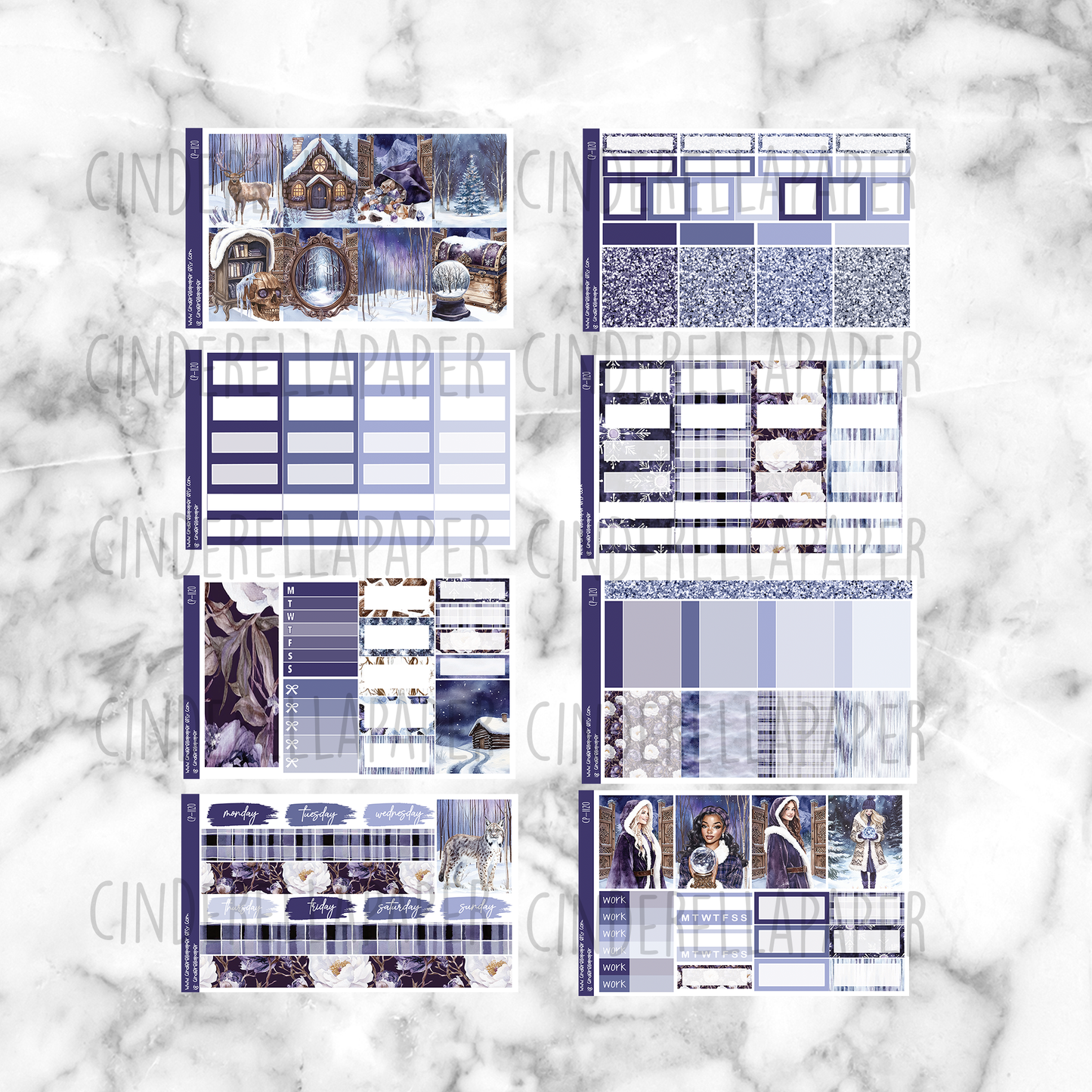 * GLITCH * Winter Oracle - Ultimate Sticker Kit