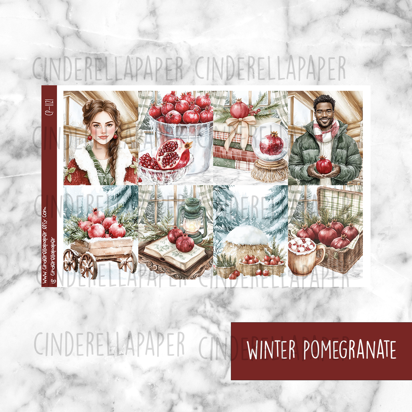 Winter Pomegranate - Ultimate Sticker Kit