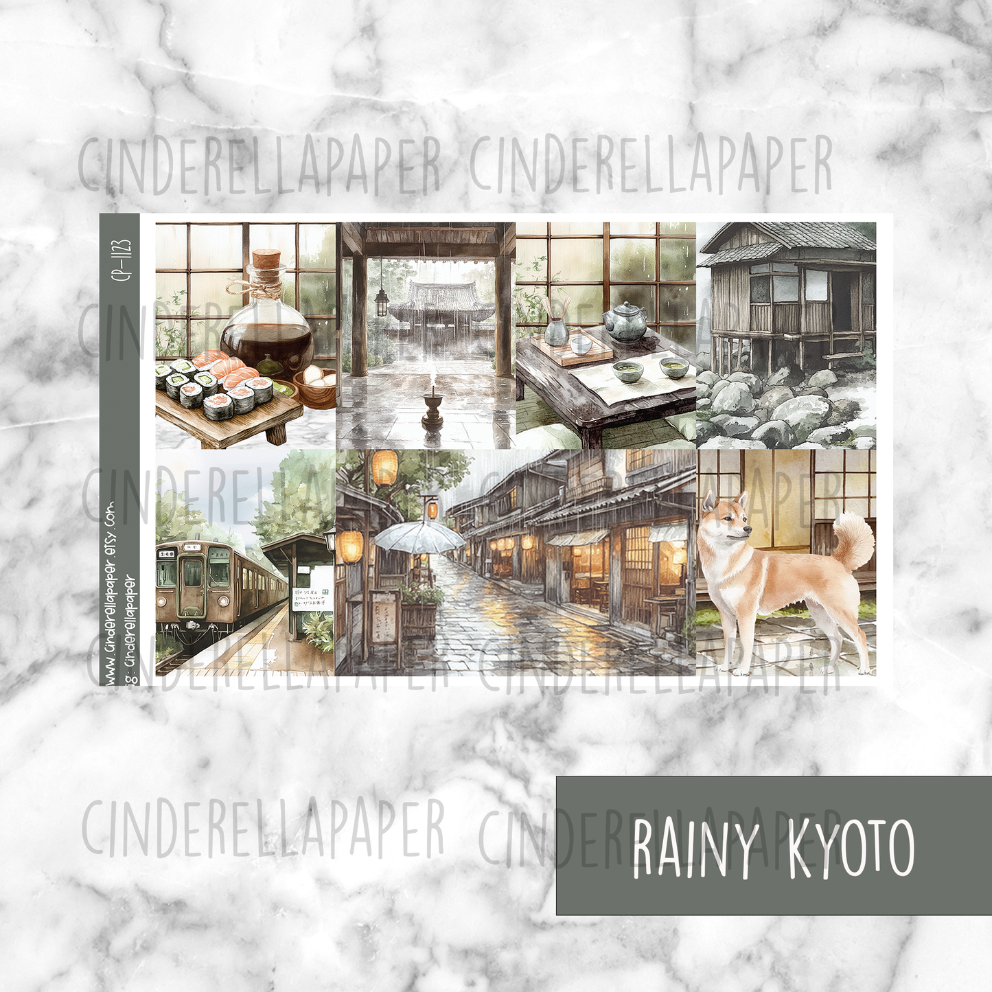Rainy Kyoto - Ultimate Sticker Kit