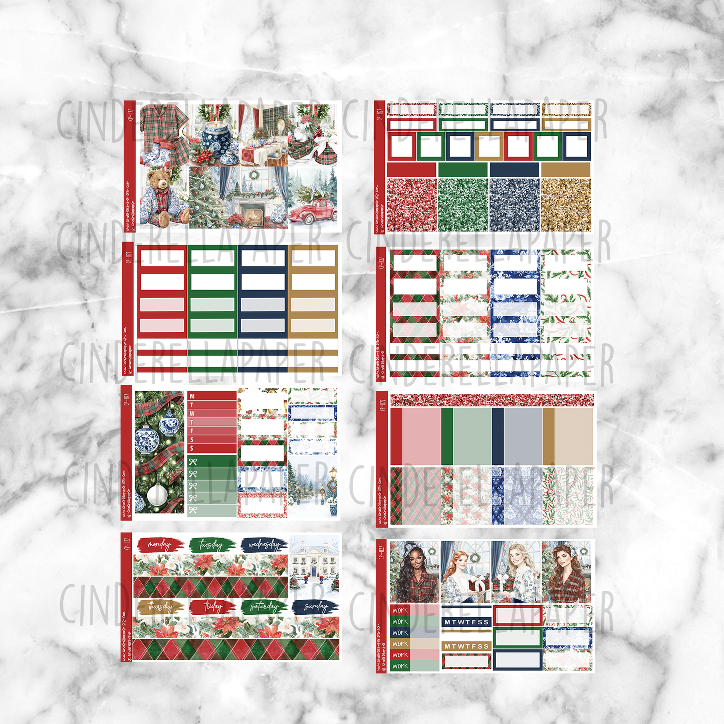 Chinoiserie Holidays - Ultimate Sticker Kit