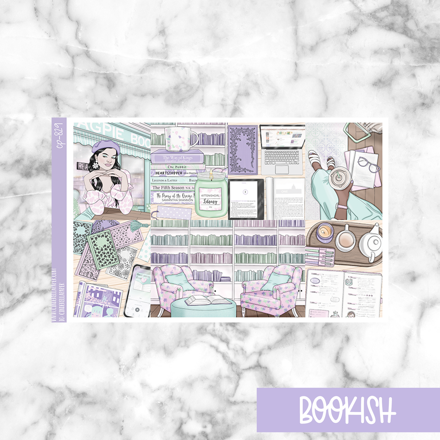 * GLITCH * Bookish- Ultimate Sticker Kit