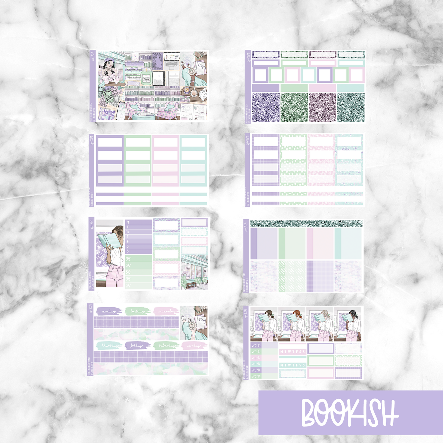 * GLITCH * Bookish- Ultimate Sticker Kit