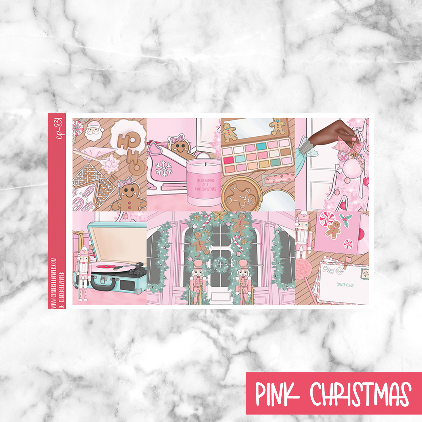 Pink Christmas - Ultimate Sticker Kit