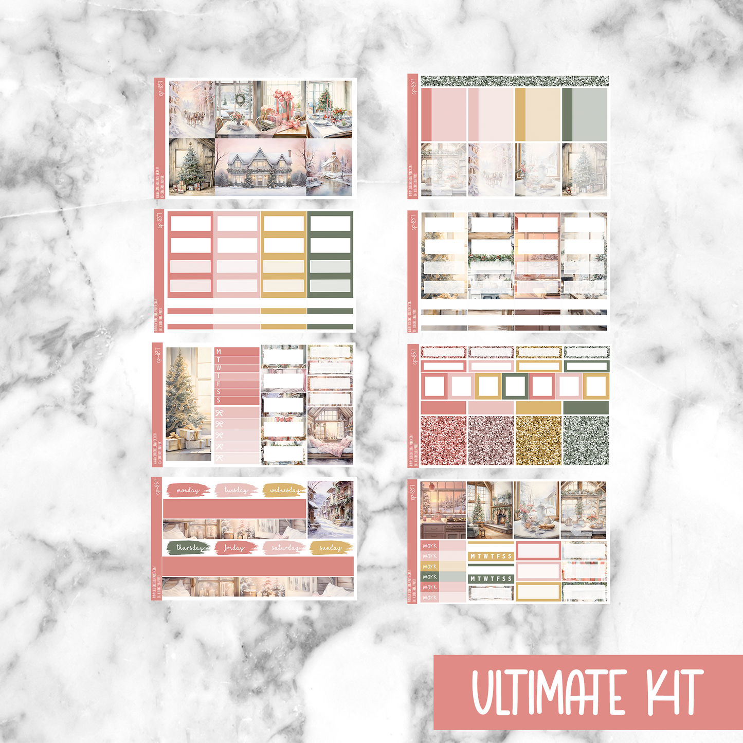 Country Christmas - Ultimate Sticker Kit