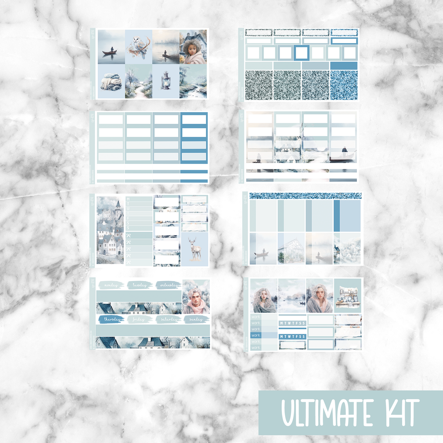 Foggy Cottage - Ultimate Sticker Kit