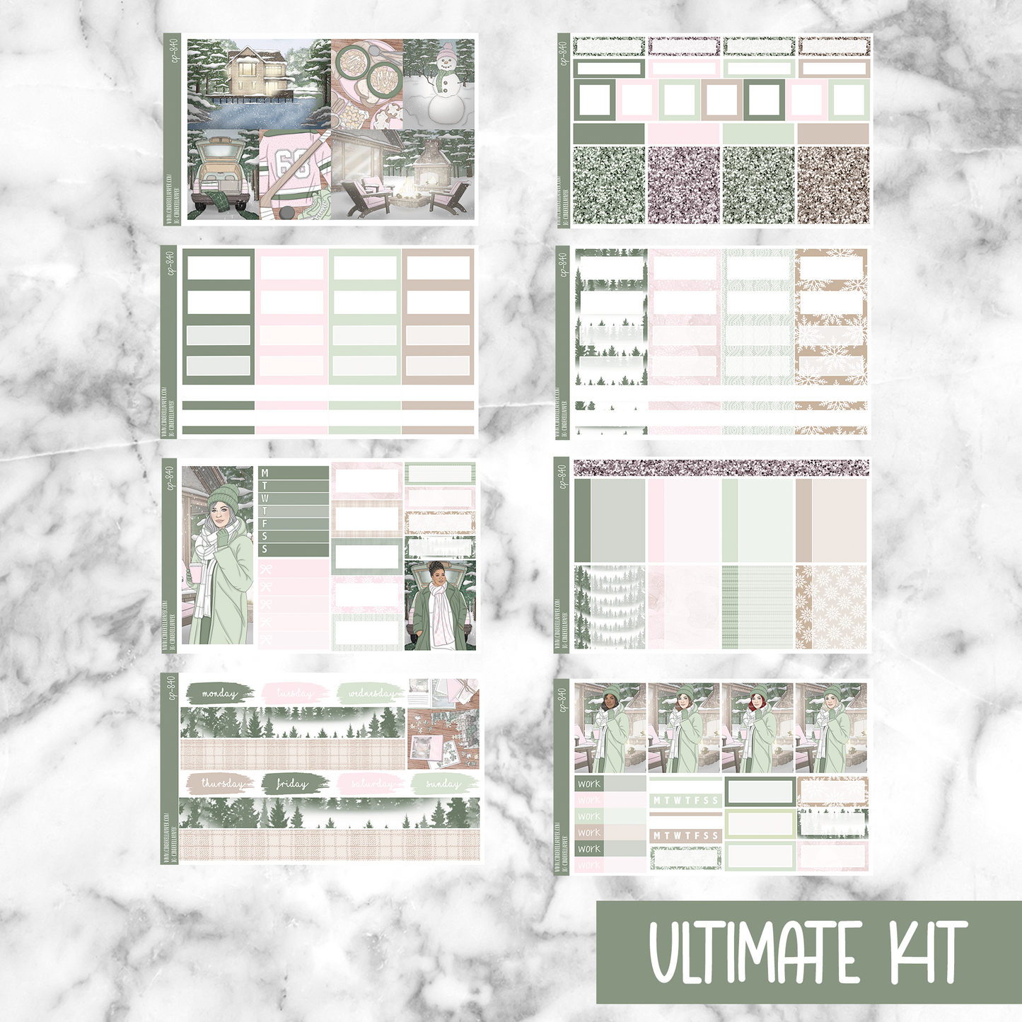 Snowy - Ultimate Sticker Kit