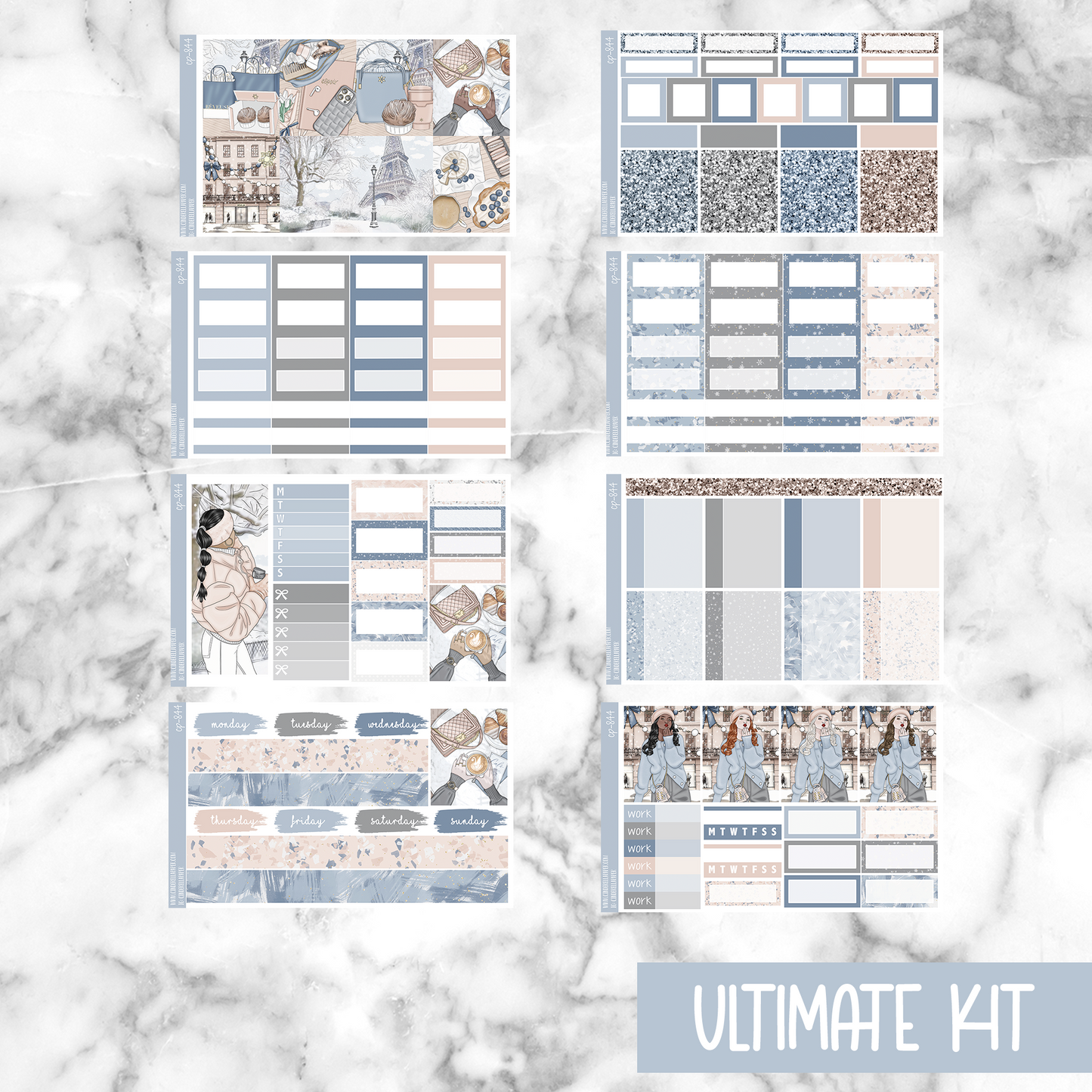 Bisous D'Hiver- Ultimate Sticker Kit