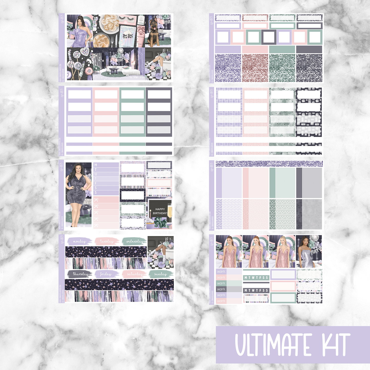 Birthday Babe - Ultimate Sticker Kit