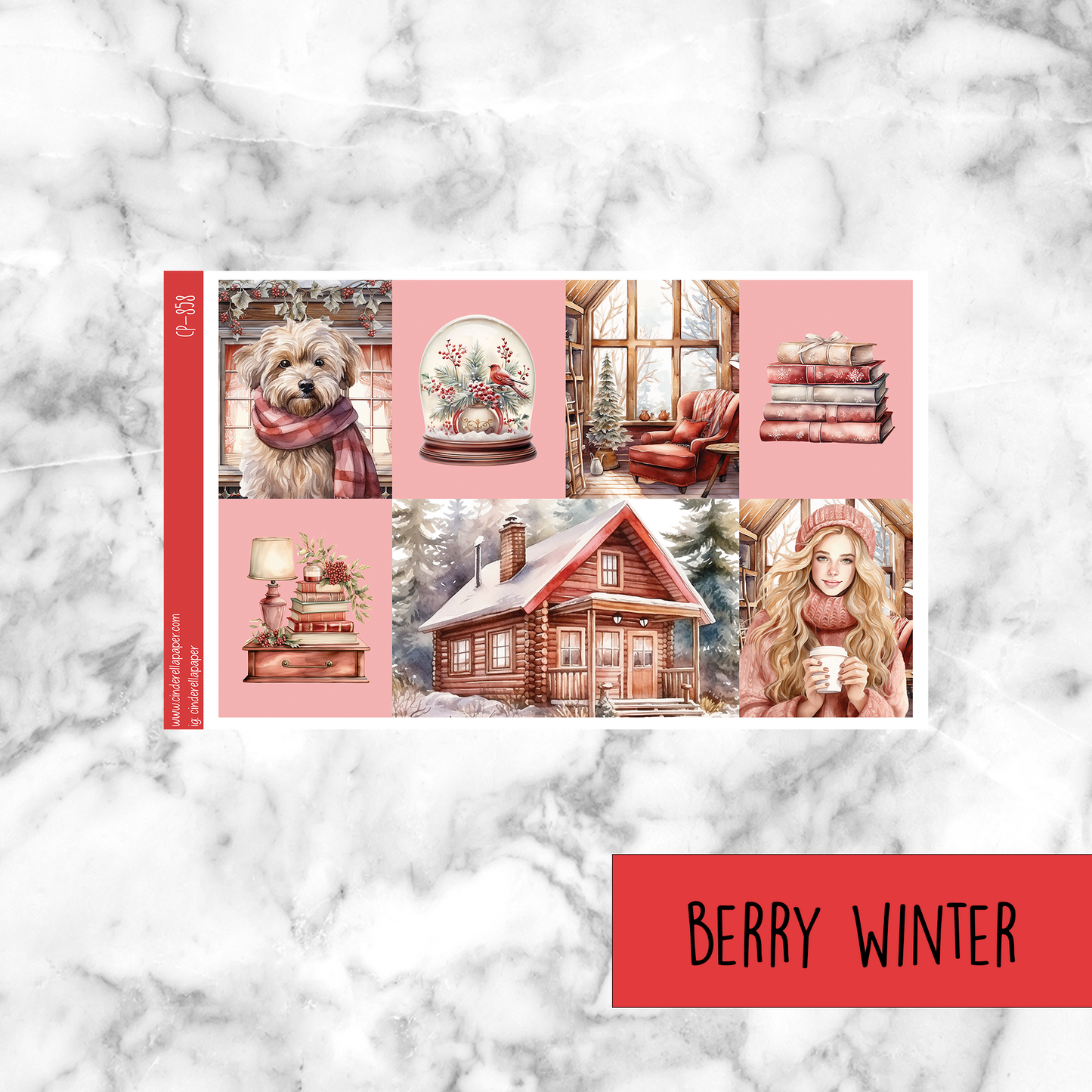 * GLITCH * Berry Winter - Ultimate Sticker Kit