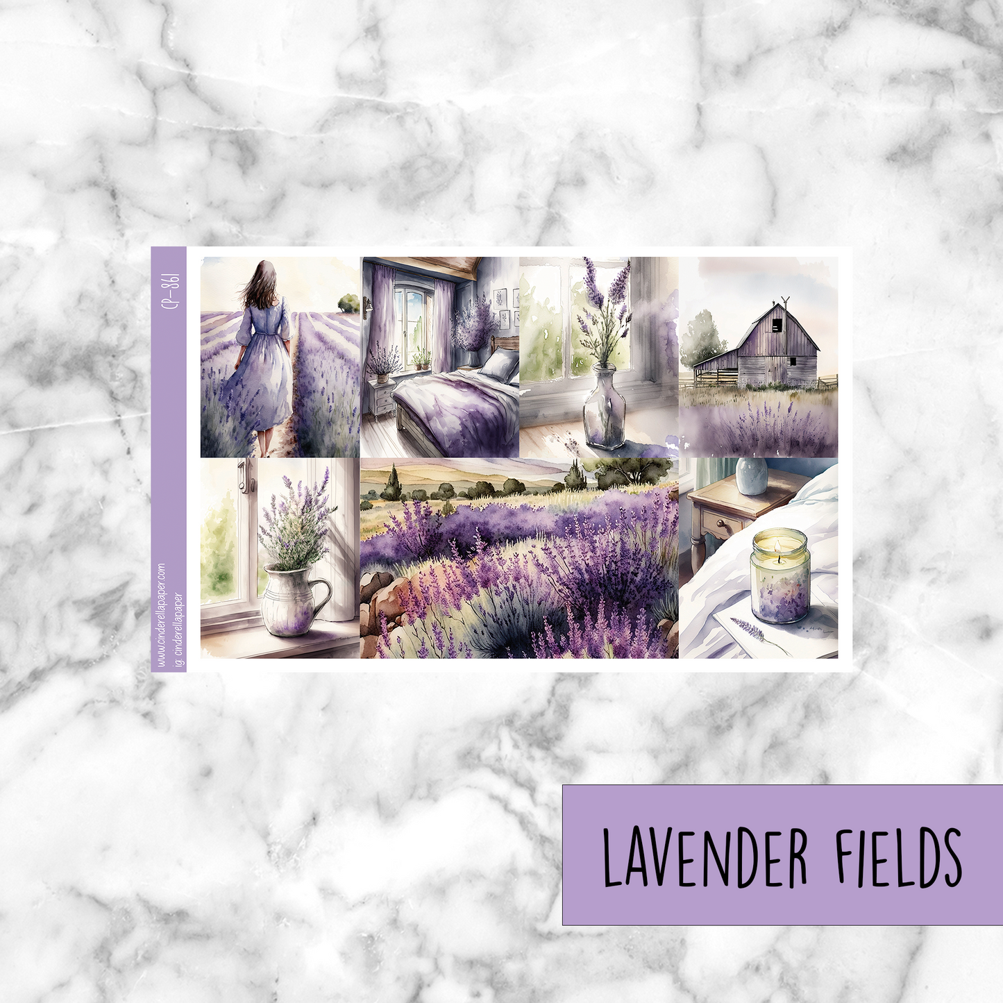 Lavender Fields - Ultimate Sticker Kit