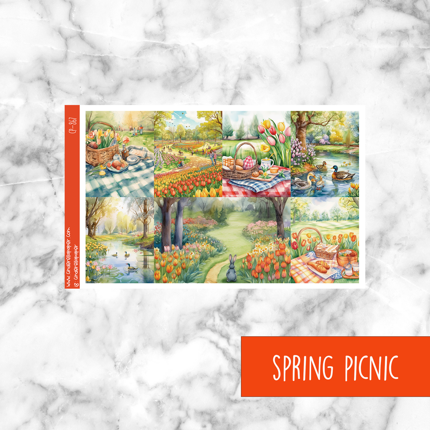 * GLITCH * Spring Picnic - Ultimate Sticker Kit