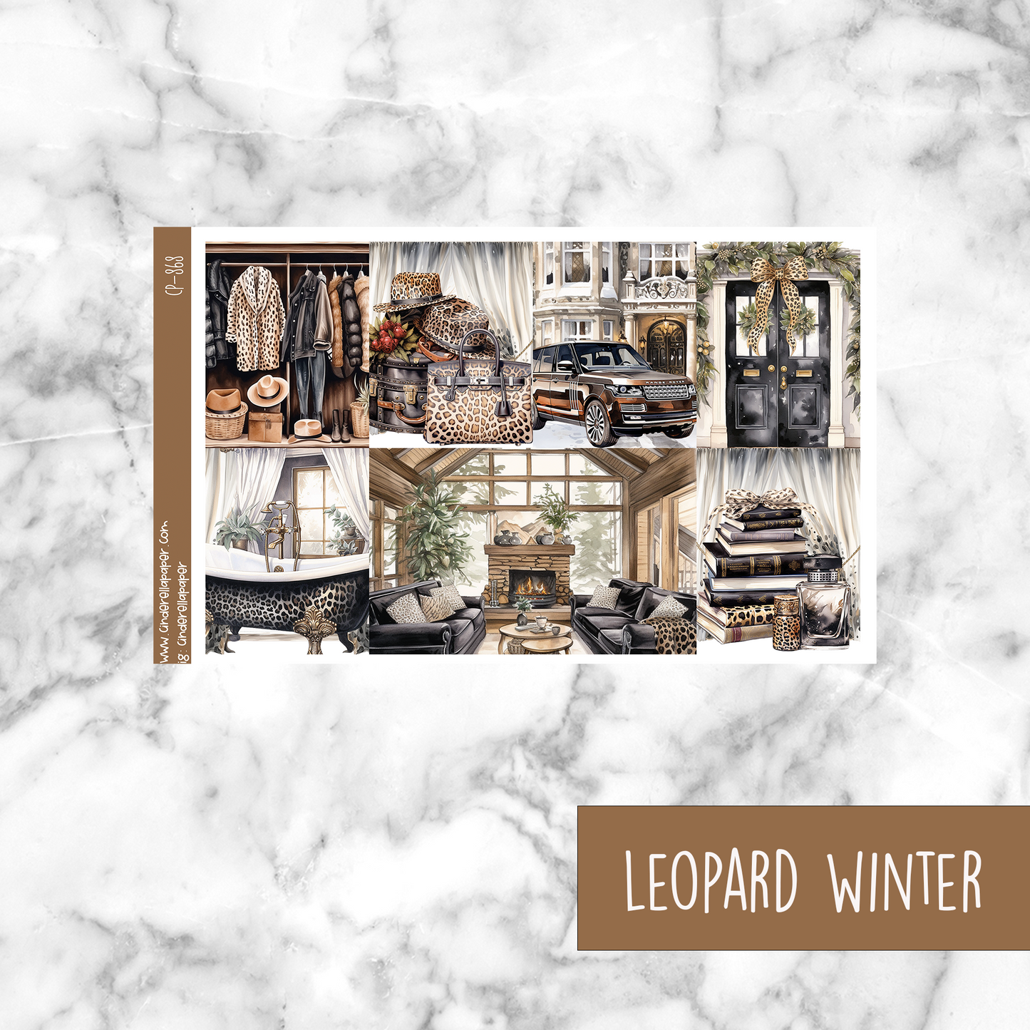 Leopard Winter - Ultimate Sticker Kit