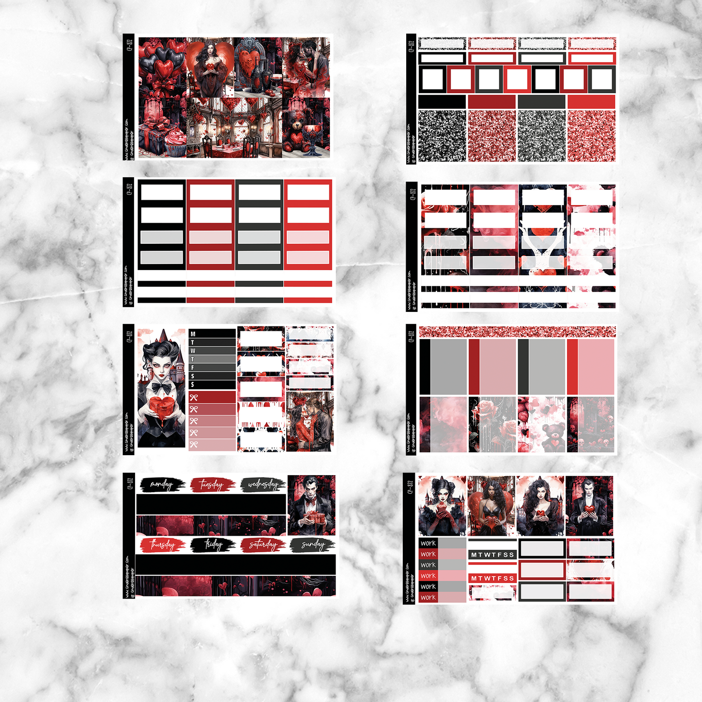 Bloody Romance - Ultimate Sticker Kit