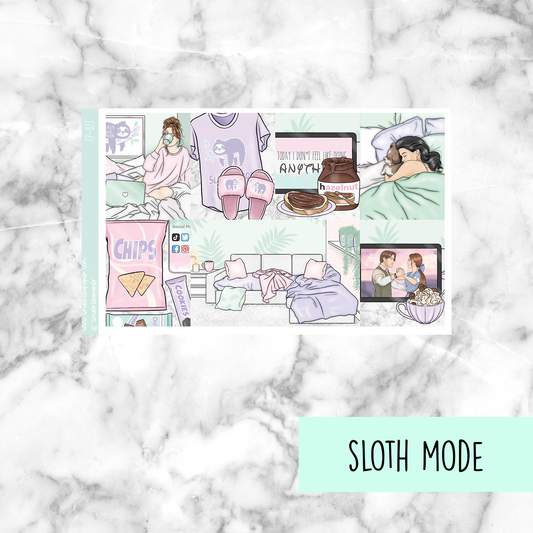 * GLITCH * Sloth Mode - Ultimate Sticker Kit