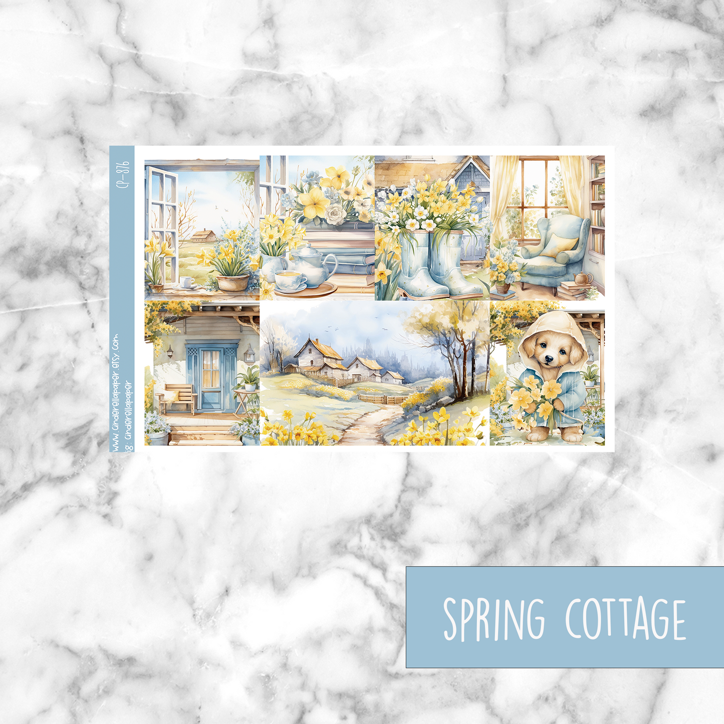 * GLITCH * Spring Cottage - Ultimate Sticker Kit