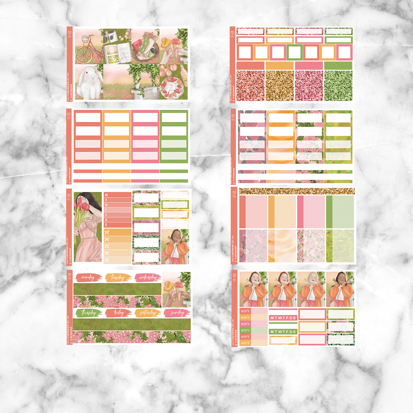 Pink Spring - Ultimate Sticker Kit