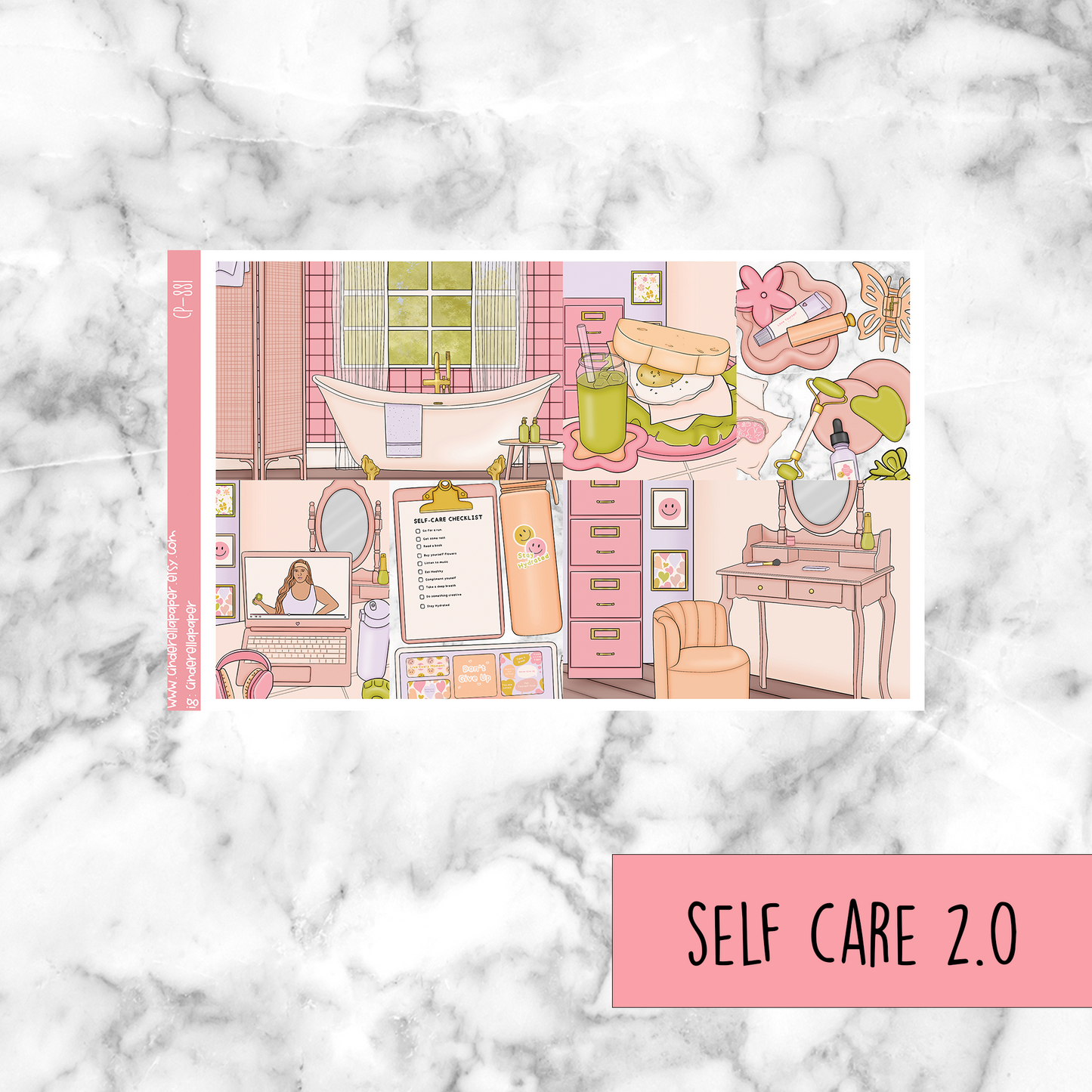 * GLITCH * Self Care 2.0 - Ultimate Sticker Kit