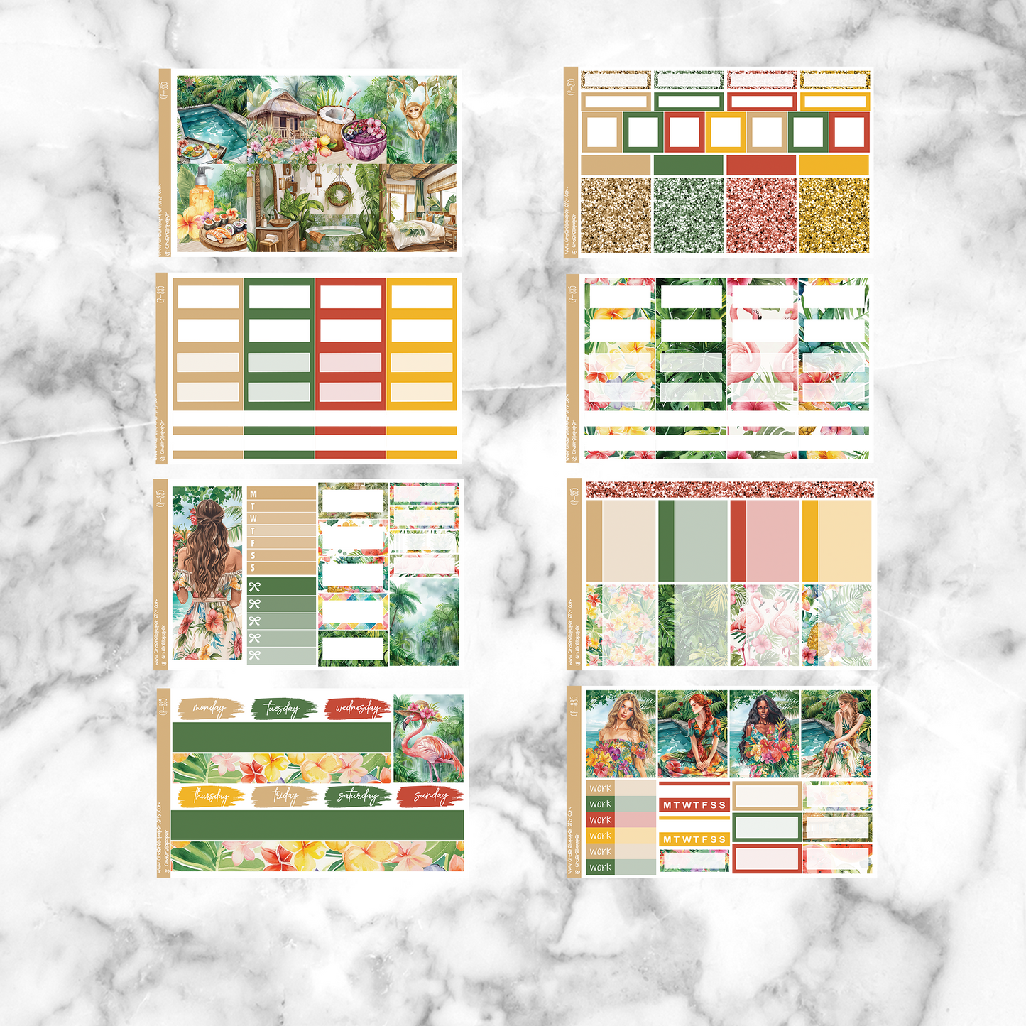 Tropical Heat - Ultimate Sticker Kit