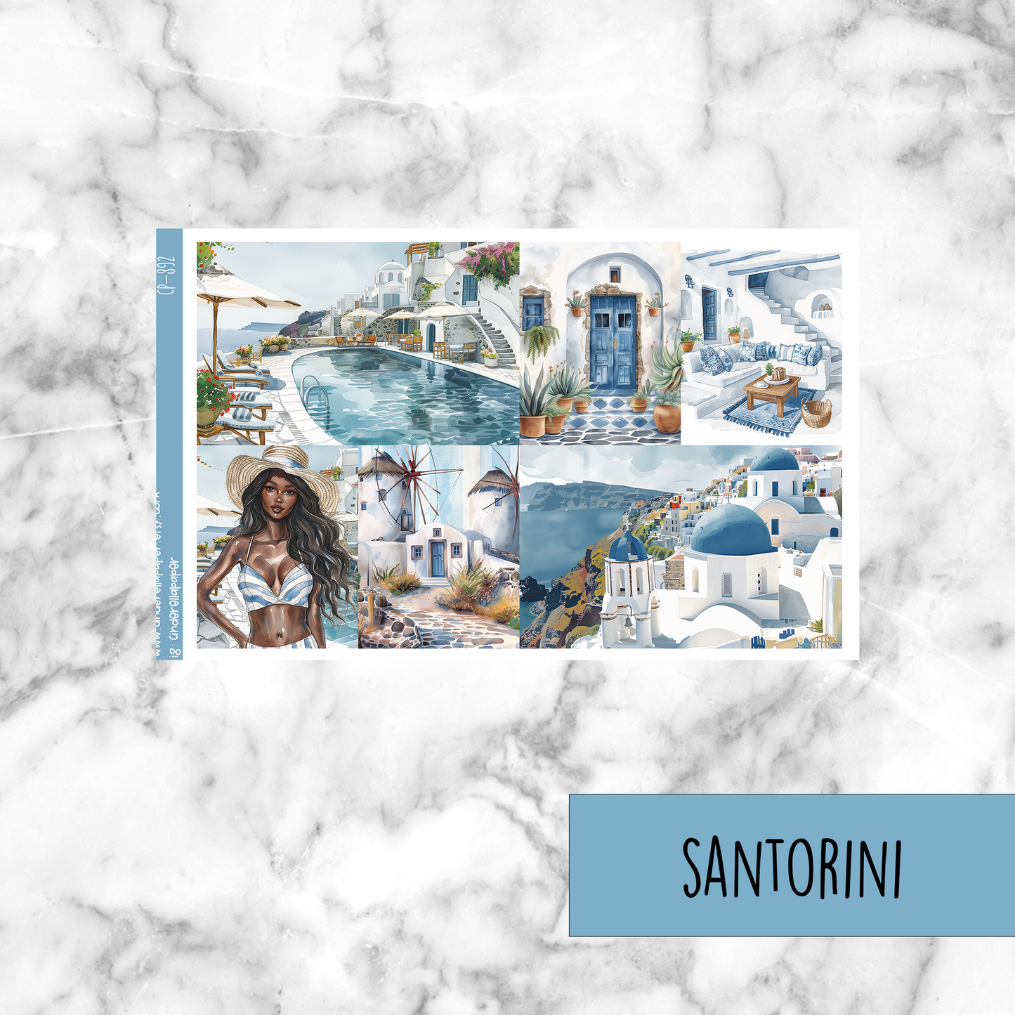 Santorini - Ultimate Sticker Kit