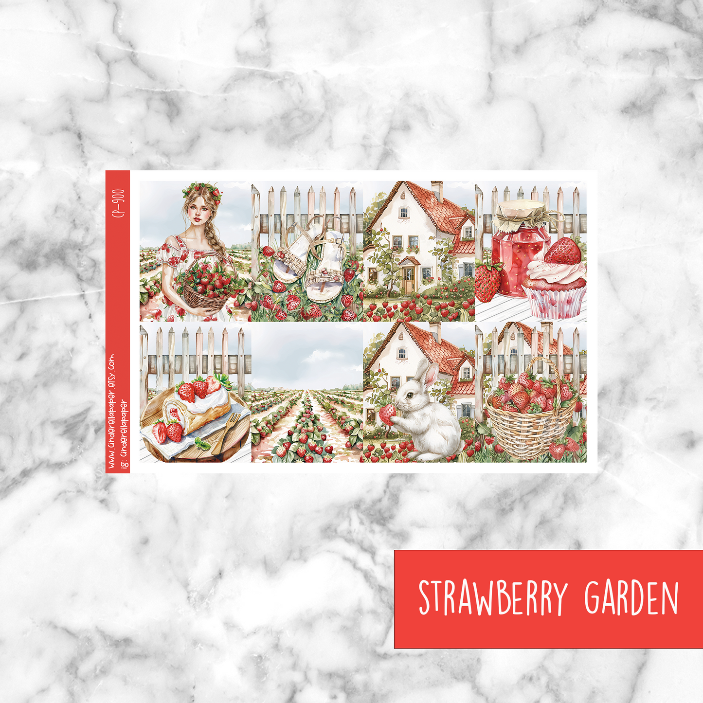 Strawberry Garden - Ultimate Sticker Kit