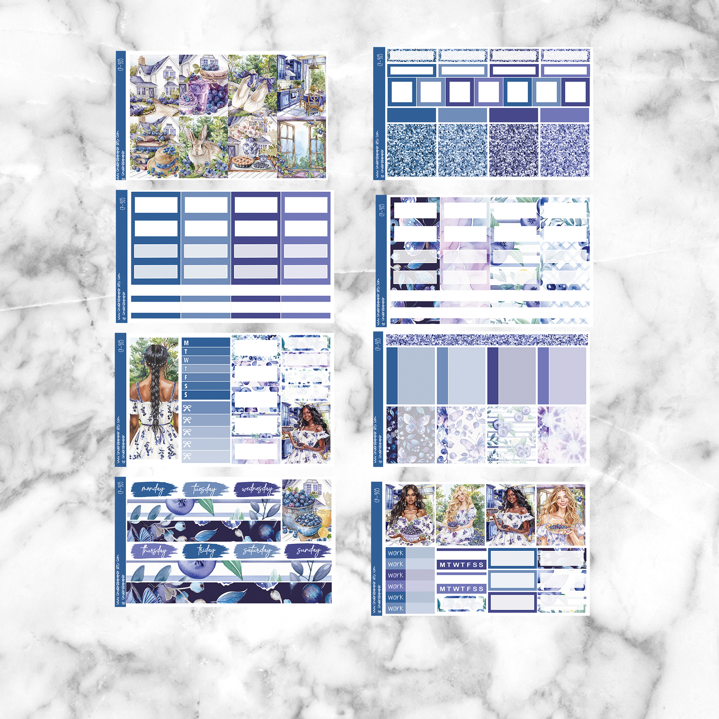 Blueberry Garden - Ultimate Sticker Kit