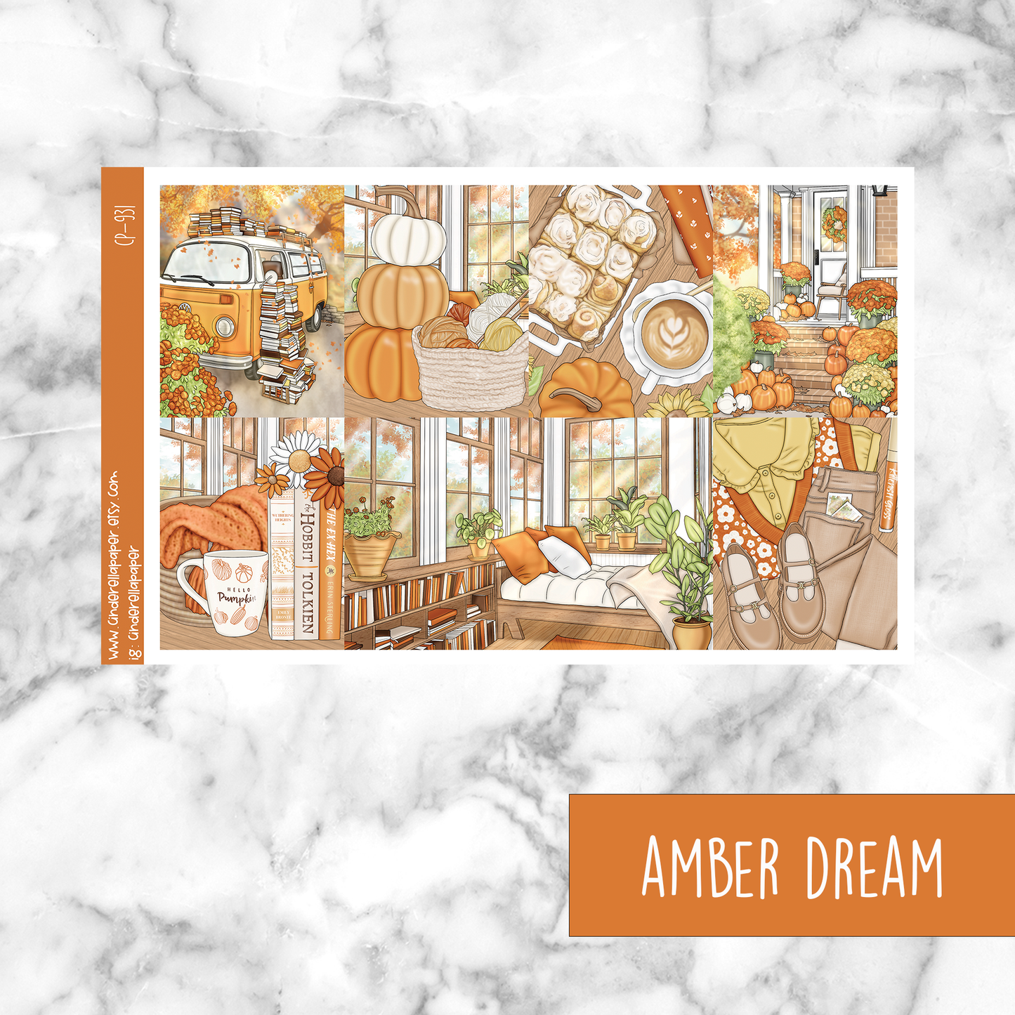 * GLITCH * Amber Dream - Ultimate Sticker Kit