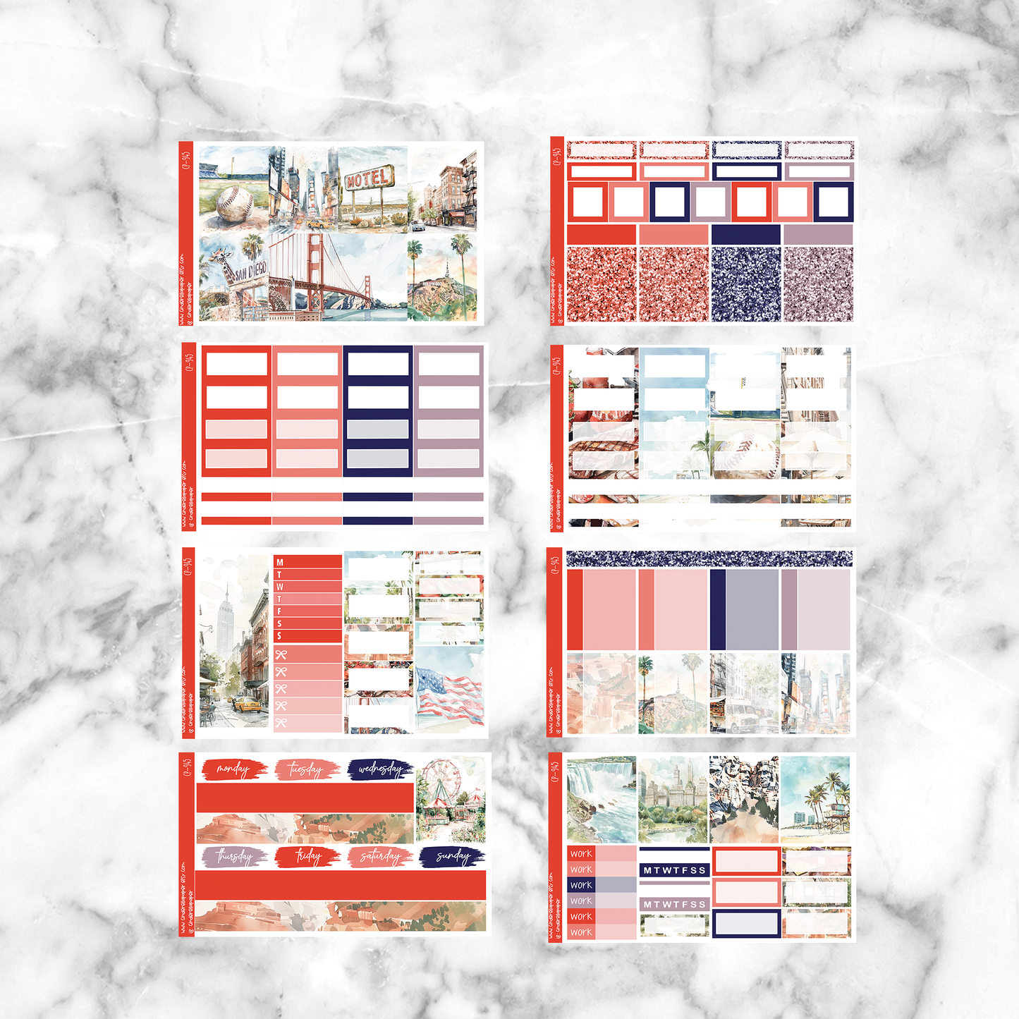 Let's go to USA - Ultimate Sticker Kit