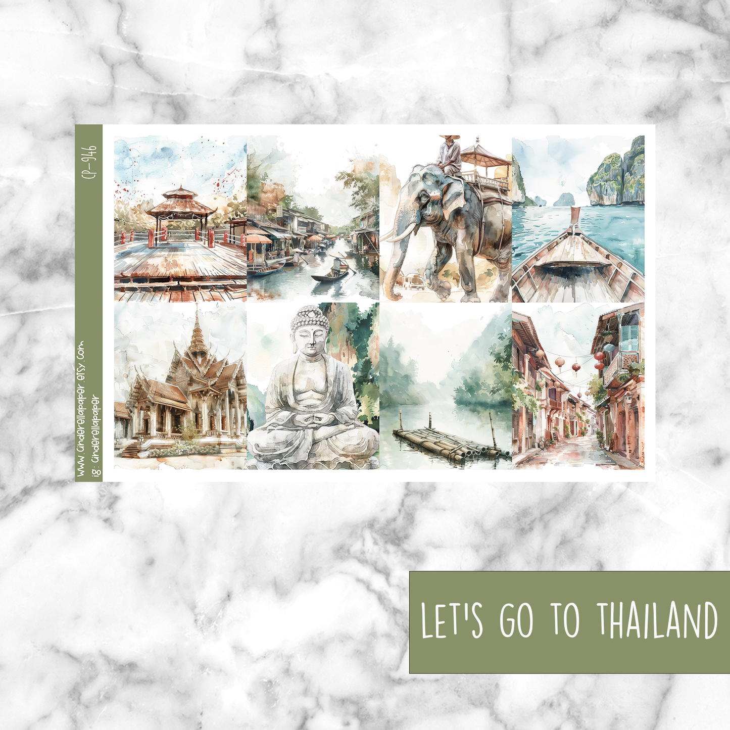 Let's go to Thailand - Ultimate Sticker Kit