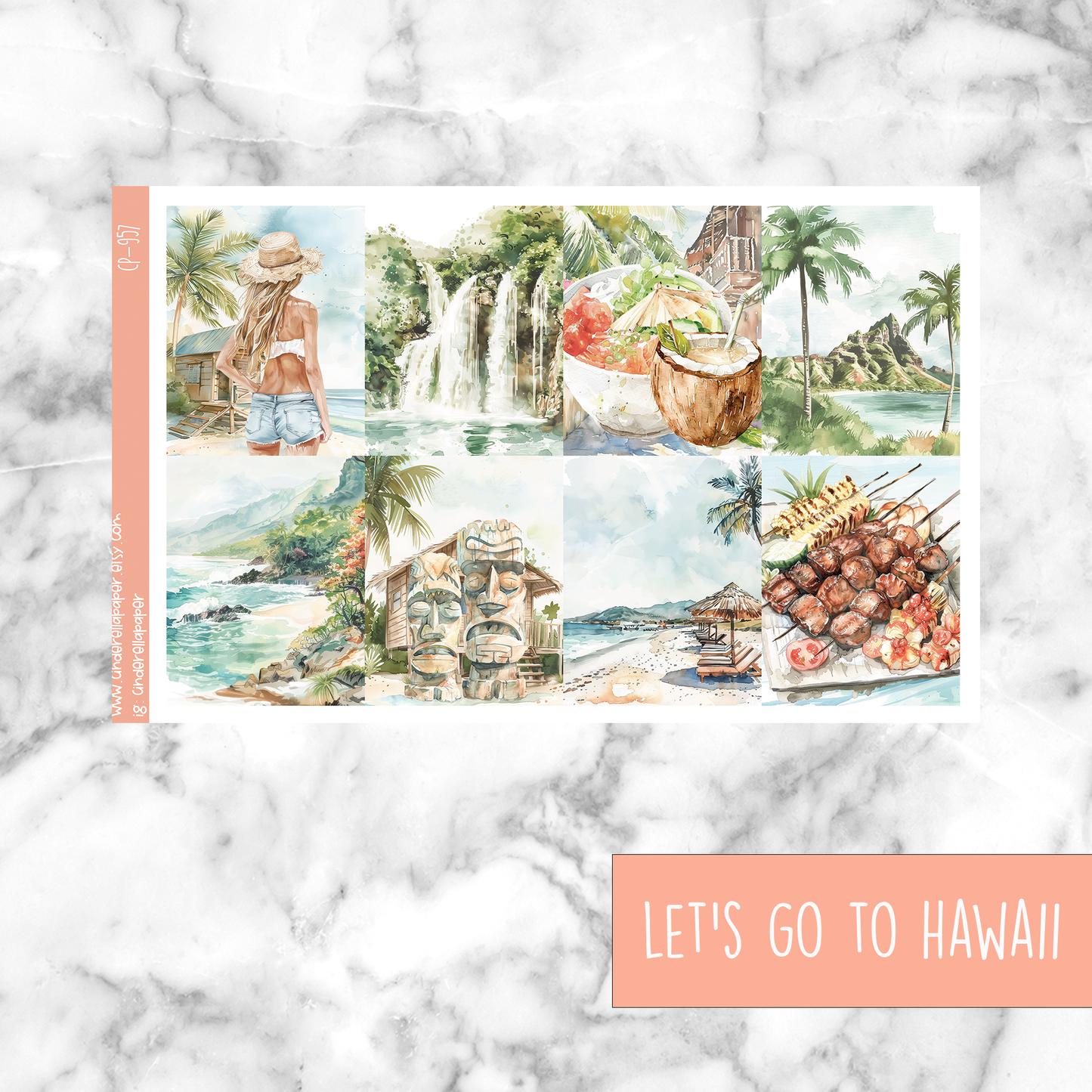 Let's go to Hawaii - Ultimate Sticker Kit